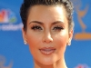 Kim Kardashian Emmy Awards Red Carpet Hairstyle 2010