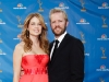 Jenna Fischer and Guest on Emmy Awards Red Carpet 2010