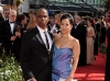 Keith Powell and Guest on Emmy Awards Red Carpet 