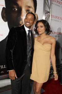 Will Smith and Rosario Dawson at 