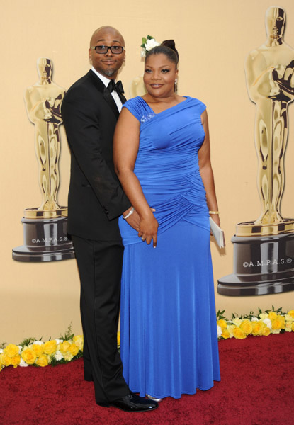 Mo'Nique and Husband on the Red Carpet