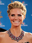 Heidi Klum Hairstyle at Emmy Awards