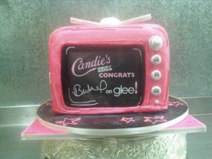 Britney Spears Candies Glee Cake