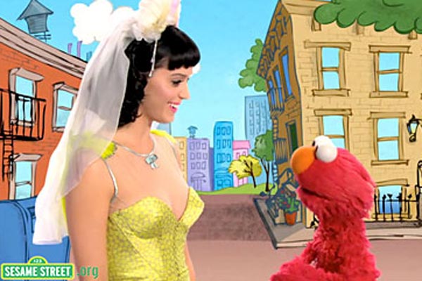 Katy Perry and Elmo