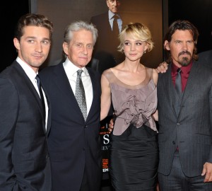 MICHAEL DOUGLAS at WALL STREET PREMIERE