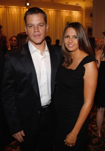 Matt Damon and Wife Luciana