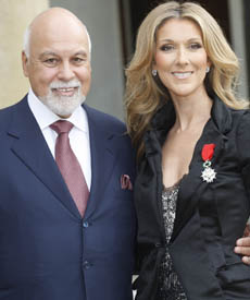 Celine Dion and Husband Rene Angelil