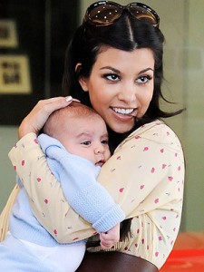 Kourtney Kardashian and Mason