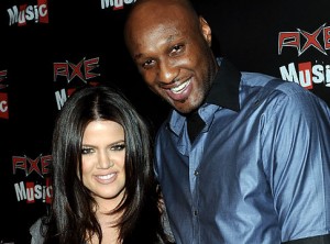 Khloe and Lamar Odom