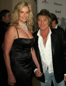 Rod Stewart and Penny Lancaster