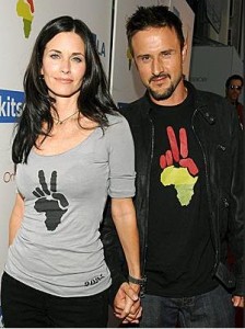 David Arquette and Courteney Cox