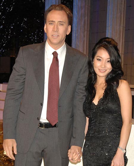 Nicholas Cage and Alice Kim