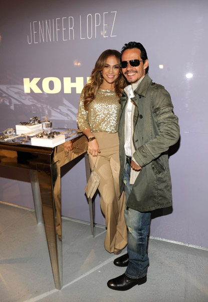 Jennifer Lopez and Marc Anthony 