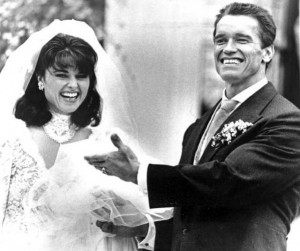 Maria Shriver and Arnold Schwarzenegger Wedding Day