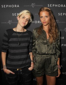 Samantha Ronson and Charlotte Ronson Twins