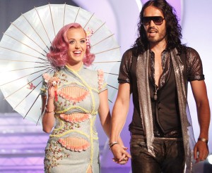 Katy Perry and Russell Brand 