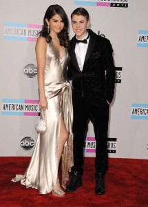 Selena Gomez and Justin Bieber 