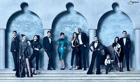 Kardashian Holiday Family Portrait