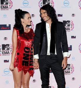 Katy Perry and Russell Brand