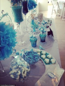 amber rose baby shower blue