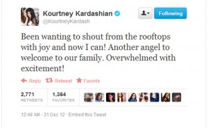 kourtney kardashian tweet